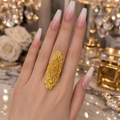 Gold Plated Ring-260 (Golden)