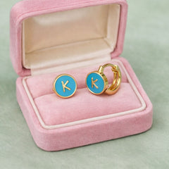 Fancy Hoop Earring-202 (Ferozi)