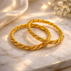 Gold Bangles-139 (Golden)