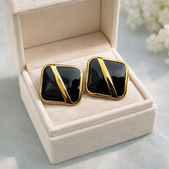 Meena Fancy Studs-204 (Black)