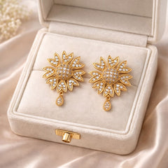 Zircon Earring-161 (Golden)