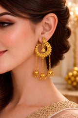 Gold Plated Bahubali Earring