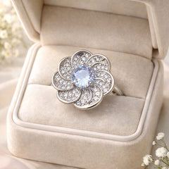 Zircon Ring-288 (Silver)