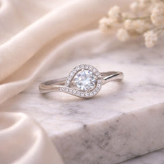 Zircon Ring-338 (Silver)