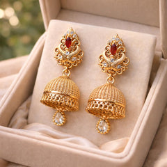 Fancy Jhumka-90 (Maroon)