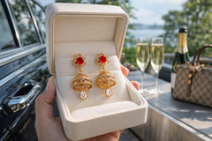 Fancy Jhumka-84 (Maroon)