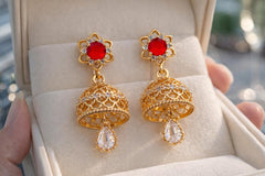 Fancy Jhumka-84 (Maroon)