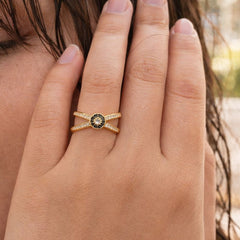 Zircon Ring-349 (Black)