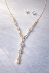 Zircon Locket Set-163 (Golden)