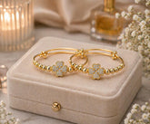 Adjustable Kashmiri Bangle-125 (Golden)