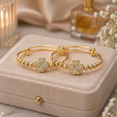 Adjustable Kashmiri Bangle-125 (Golden)