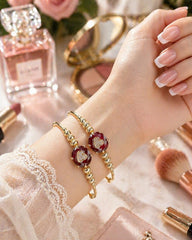 Adjustable Kashmiri Bangle-123 (Maroon)