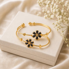 Adjustable Kashmiri Bangle-127 (Black)