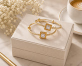 Adjustable Kashmiri Bangle-131 (White)