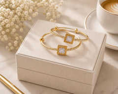 Adjustable Kashmiri Bangle-131 (White)