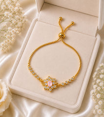 Adjustable Bracelet-264 (Pink)