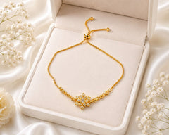 Adjustable Bracelet-264 (White)