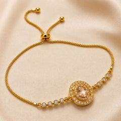 Adjustable Bracelet-265 (Golden)