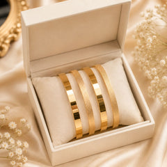 Gold Bangles-145 (Golden)