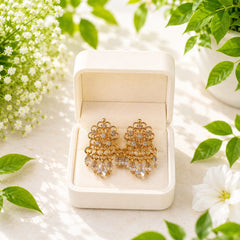 Zircon Earring-227 (White)