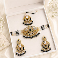 Turkish Choker Set-04 (Black)