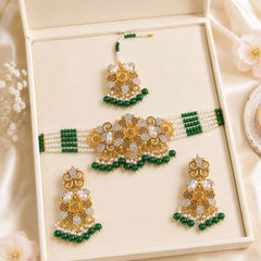 Turkish Choker Set-05 (Green)
