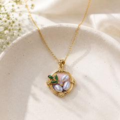 Stainless Steel Resin Pendant-07