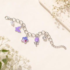 Stainless Steel Charm Bracelet-08 (Silver)