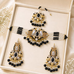 Turkish Choker Set-06 (Black)