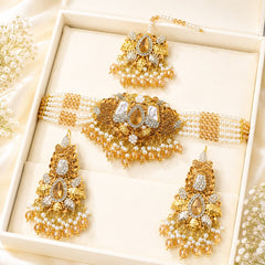 Turkish Choker Set-06 (Golden)