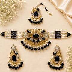 Turkish Choker Set-07 (Black)