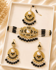 Turkish Choker Set-03 (Black)