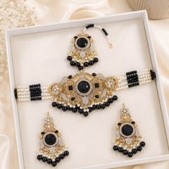 Turkish Choker Set-08 (Black)