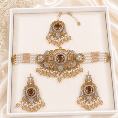 Turkish Choker Set-08 (Golden)