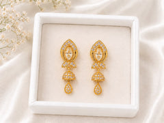 Zircon Jhumki-102 (Golden)