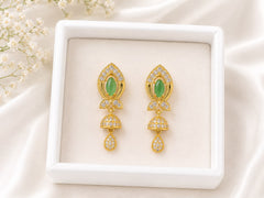 Zircon Jhumki-102 (Green)