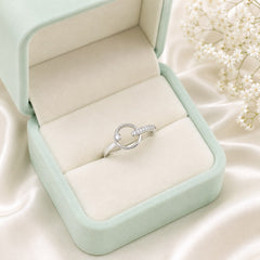 Zircon Ring-357 (Silver)