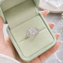 Zircon Ring-376 (Silver)