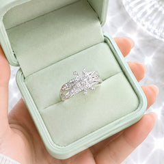 Zircon Ring-382 (Silver)