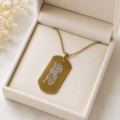 Ya Ali Locket for Boys & Girls (Golden)