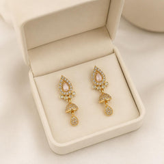 Zircon Jhumki-106 (Pink)