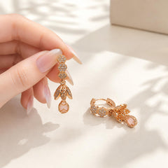 Zircon Hoop Bali-237 (Pink)