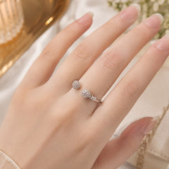 Zircon Ring-396 (Silver)