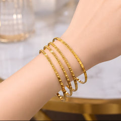Gold Bangles-152 (Golden)