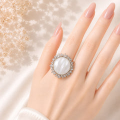 Baroque Pearl Ring-03 (Silver)