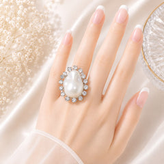 Baroque Pearl Ring-04 (Silver)