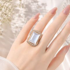 Baroque Pearl Ring-07 (Golden)