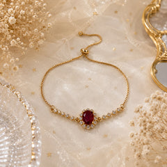 Adjustable Bracelet-279 (Maroon)