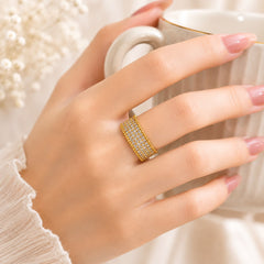 Zircon Ring-440 (Golden)