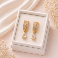 Zircon Earring-246 (White)